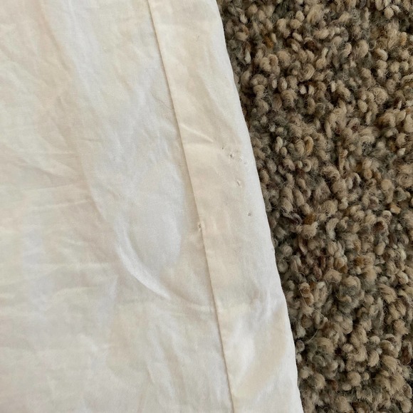 See by Chloe White Shirt Dress with Ruffled Sleeves - Size 34 - Picture 4 of 7